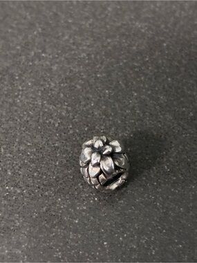 Pandora Sterling Silver Pineapple Charm - Slide Bead - Retired